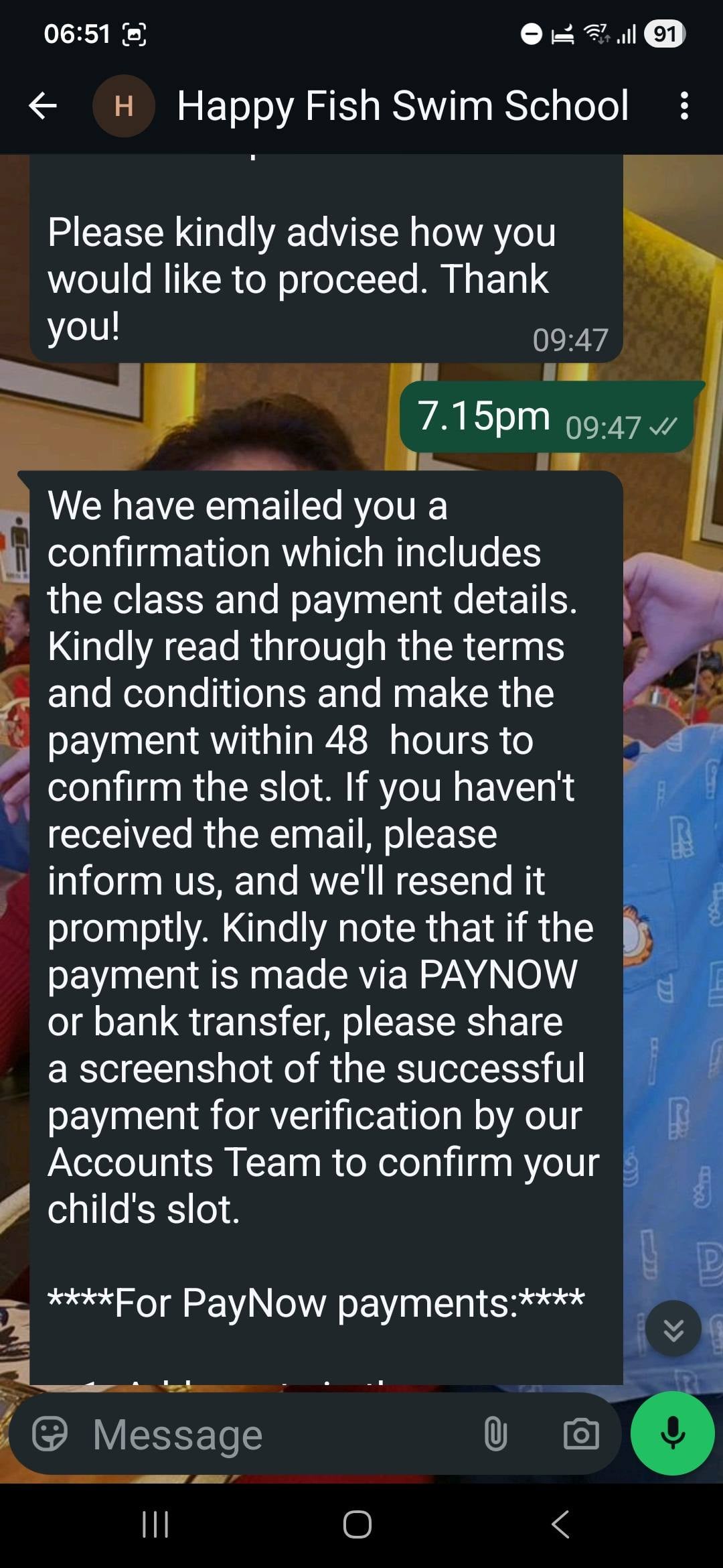 payment within 48 hours