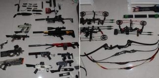 offensive weapons seized in boon keng