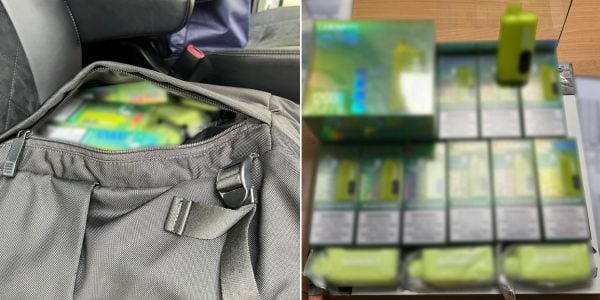 44-year-old male Singaporean driver arrested over vape smuggling