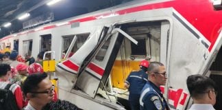 Indonesia train collision