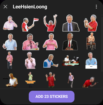 SM Lee sticker pack