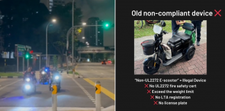 group of women and children spotted riding on illegal pmd