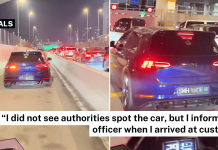 car motorcycle lane checkpoint