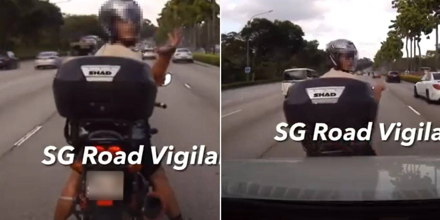 motorcyclist reverses into car after argument on CTE