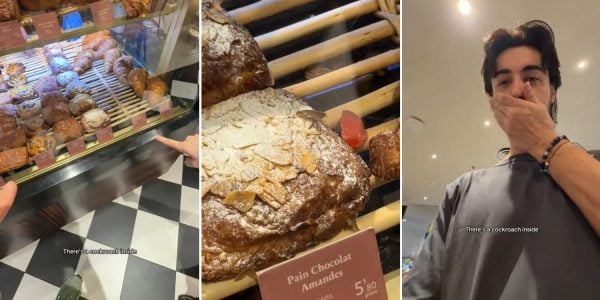 TikToker spots cockroach on pastries at Changi Airport café, outlet temporarily closes for deep cleaning