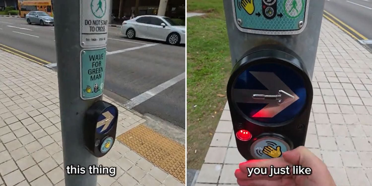 contactless pedestrian crossing button 