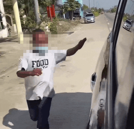 ex-mayor drives off petrol (2)