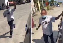 ex-mayor drives off petrol