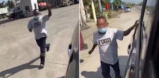 ex-mayor drives off petrol