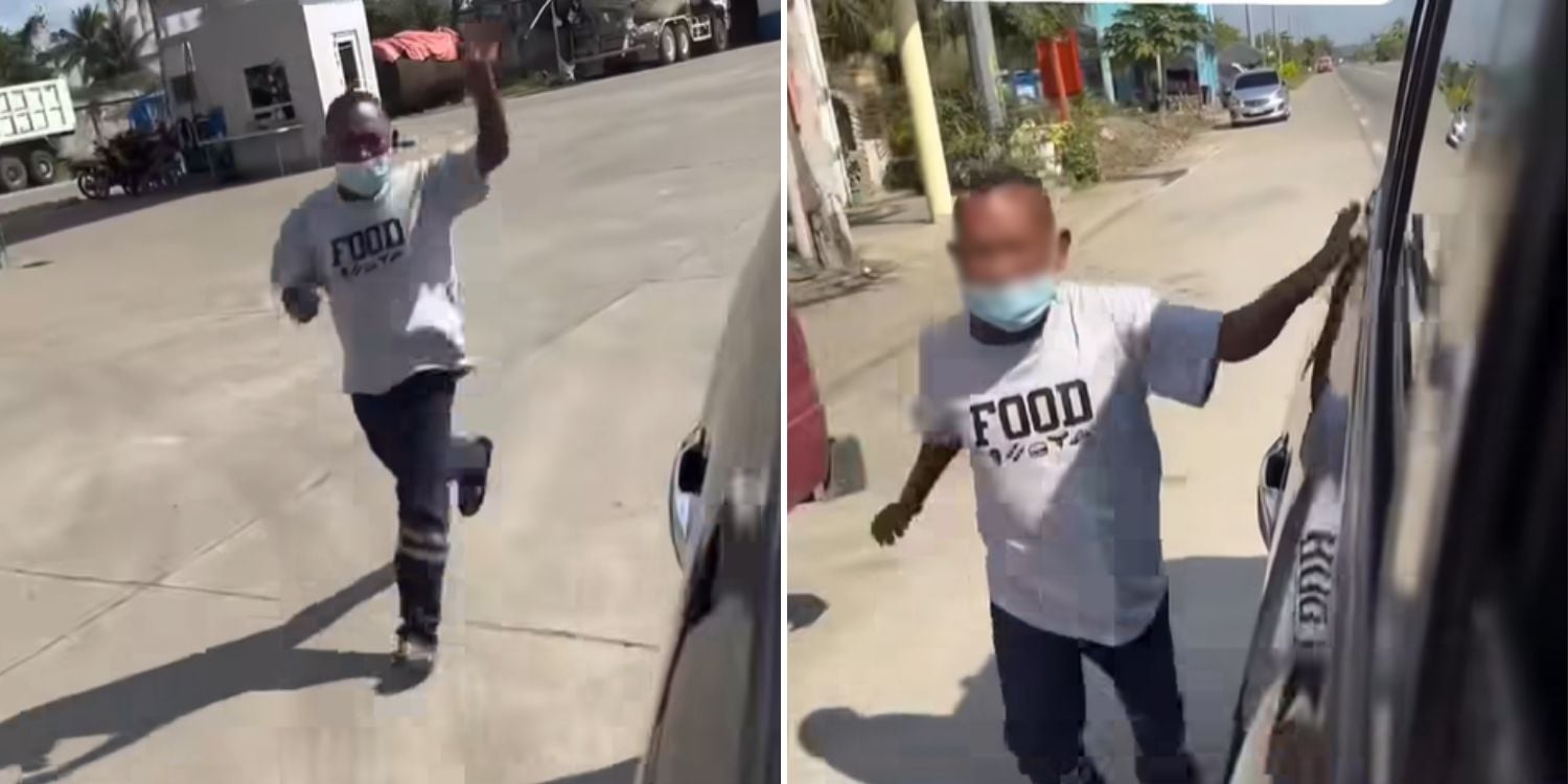 ex-mayor drives off petrol