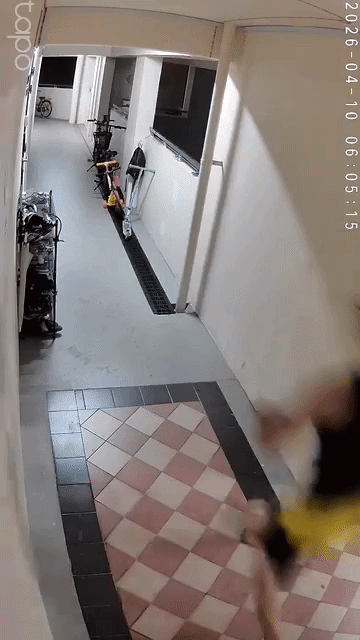 man checks for cameras