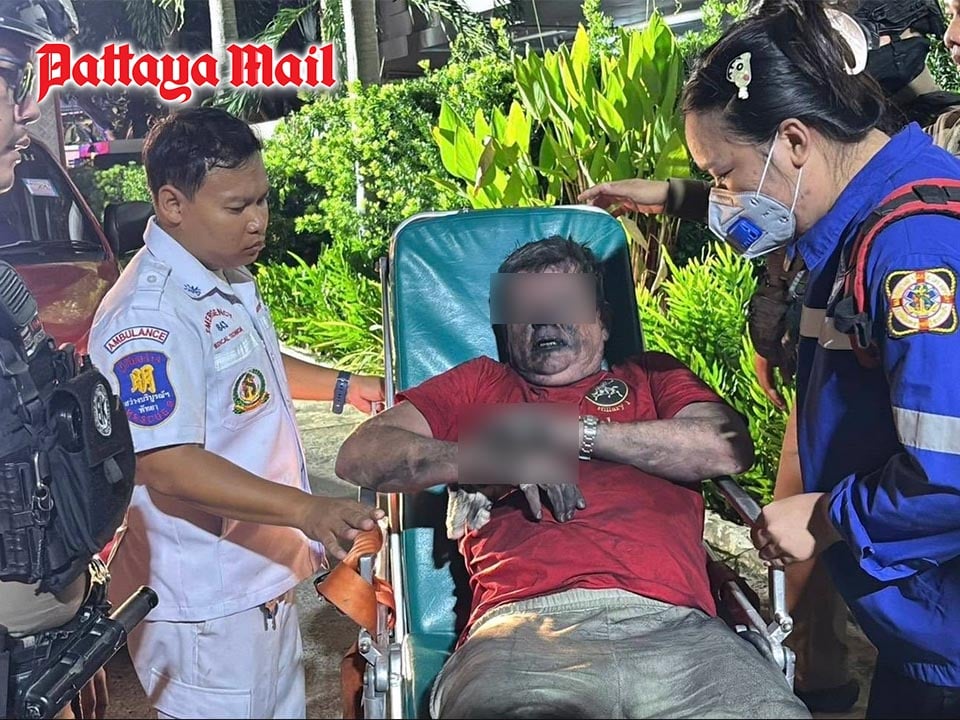 mother son burning condo father