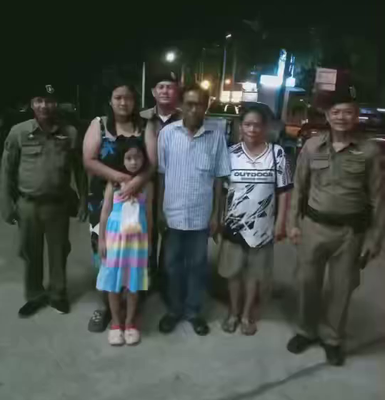 parents forgot daughter gas family