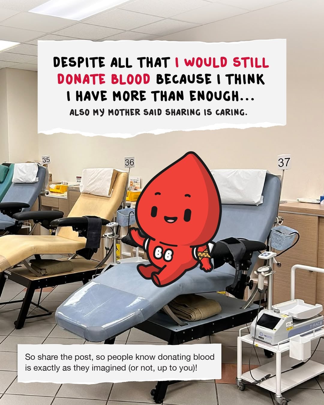 red cross bag giveaway blood