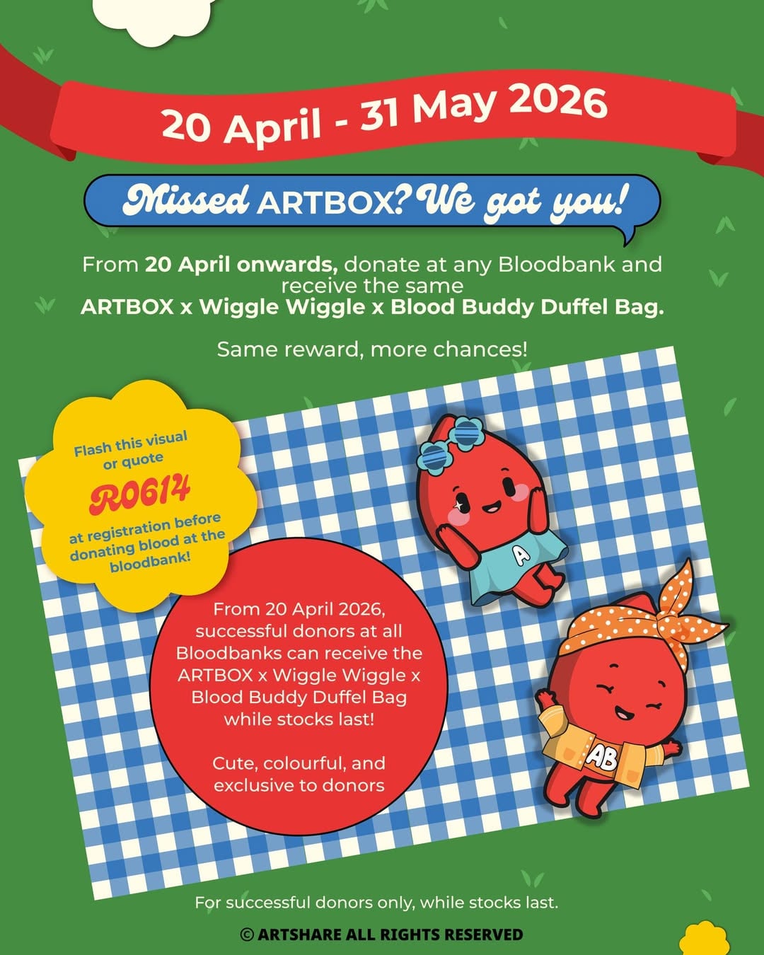 red cross bag giveaway instructions