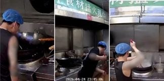 restaurant china chef spitting pot