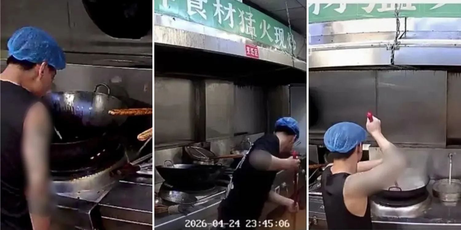 restaurant china chef spitting pot