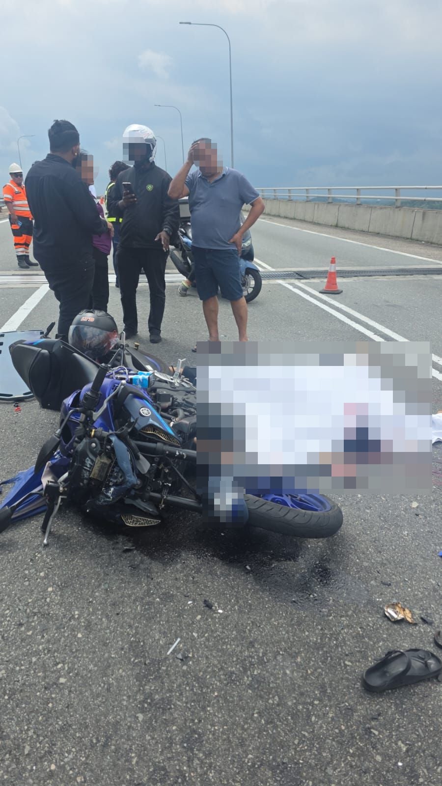 motorcyclist second link accident