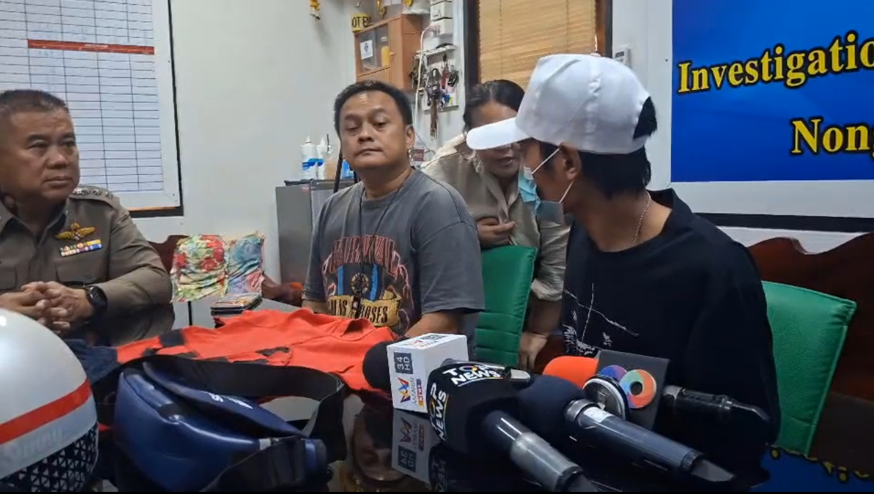 student jumps off motorcycle arrest