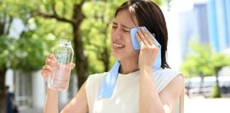 unbearably hot weather