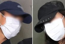 woman stuffed suitcase korea