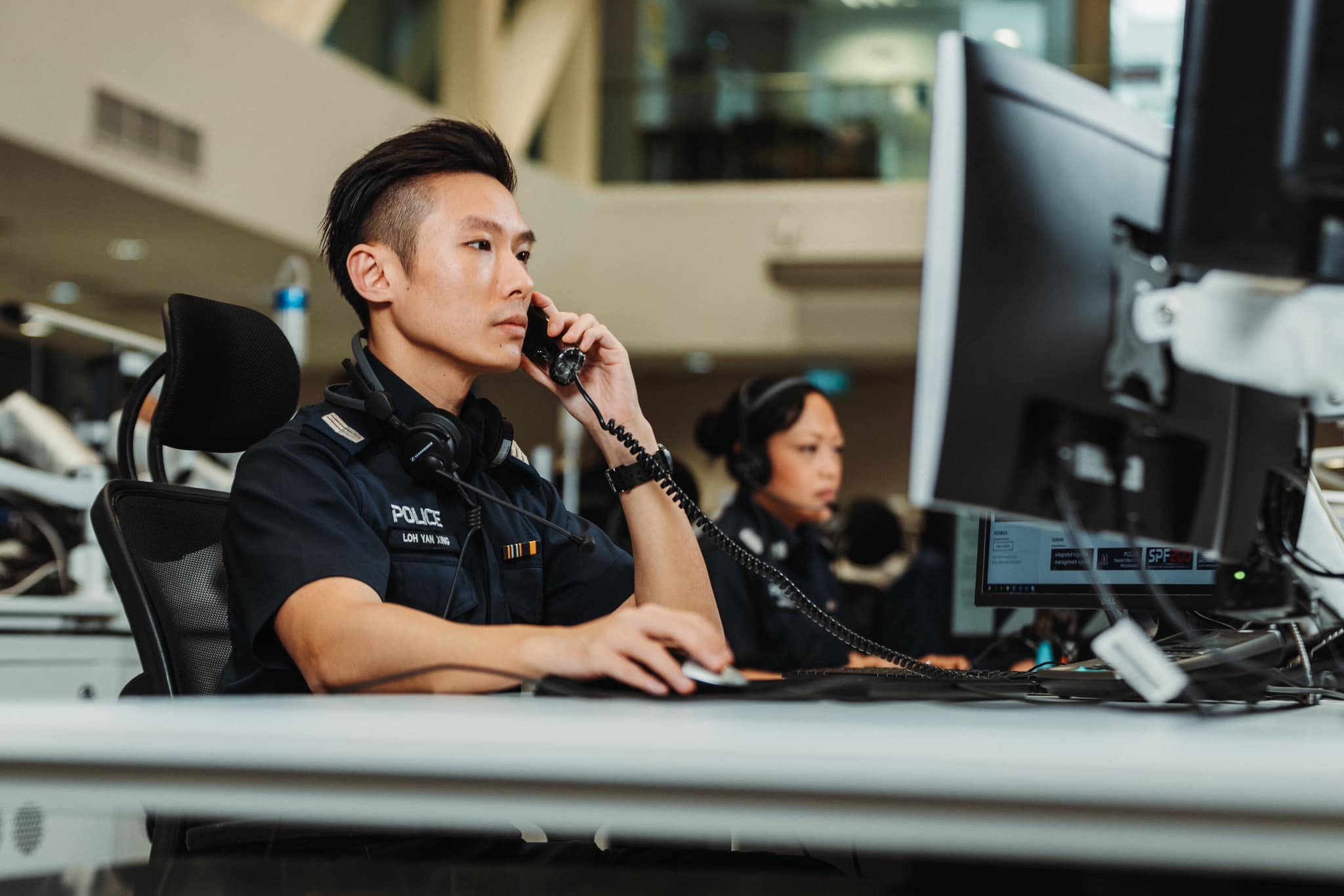 police investigating scammers