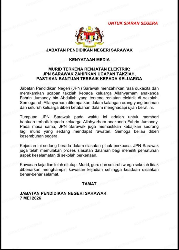 student electrocuted school