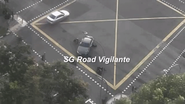 moves car away
