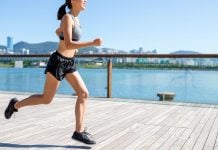 Female jogger