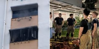 fire breaks out in Telok Blangah HDB