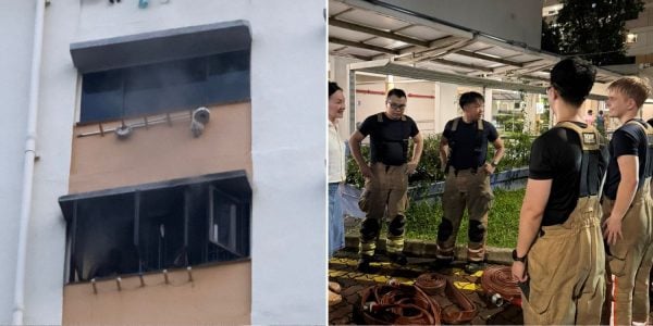 fire breaks out in Telok Blangah HDB