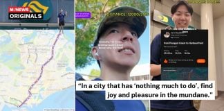 man films himself walking from punggol coast mrt to harbourfront mrt