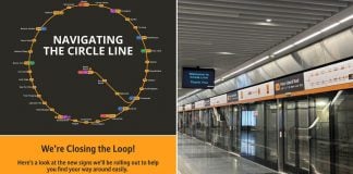 new circle line wayfinding signs