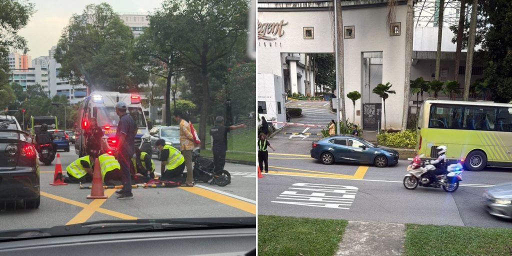 PAB rider sent to hospital after accident with car in Bukit Batok ...