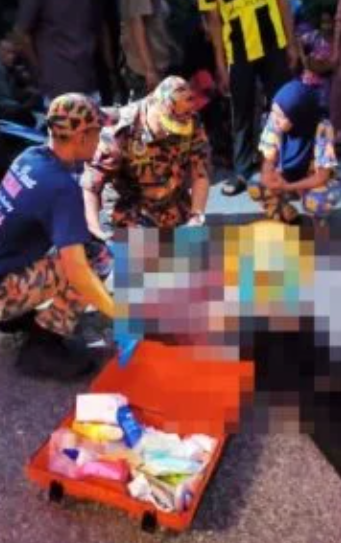 boy crashing motorcycle
