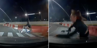 cyclist hit zebra crossing