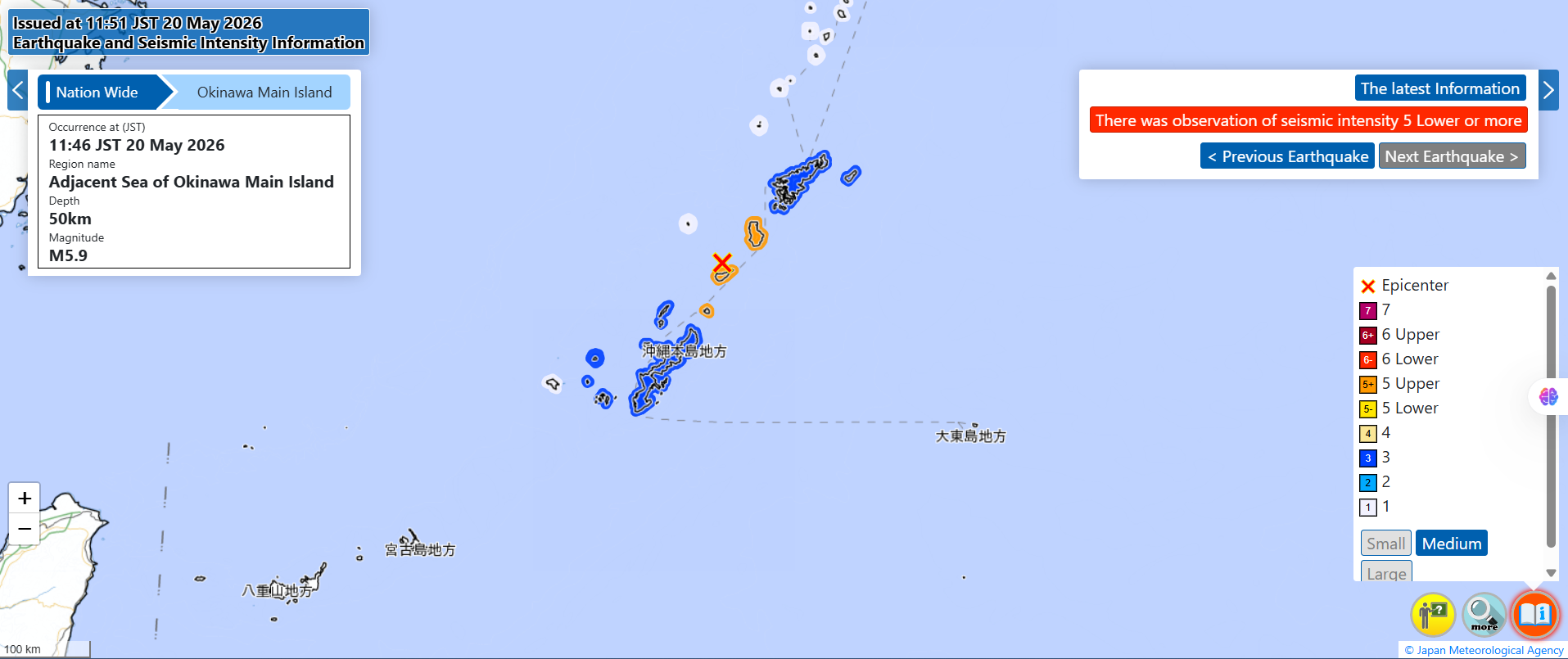 okinawa earthquake