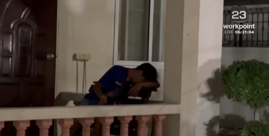 man wrong house