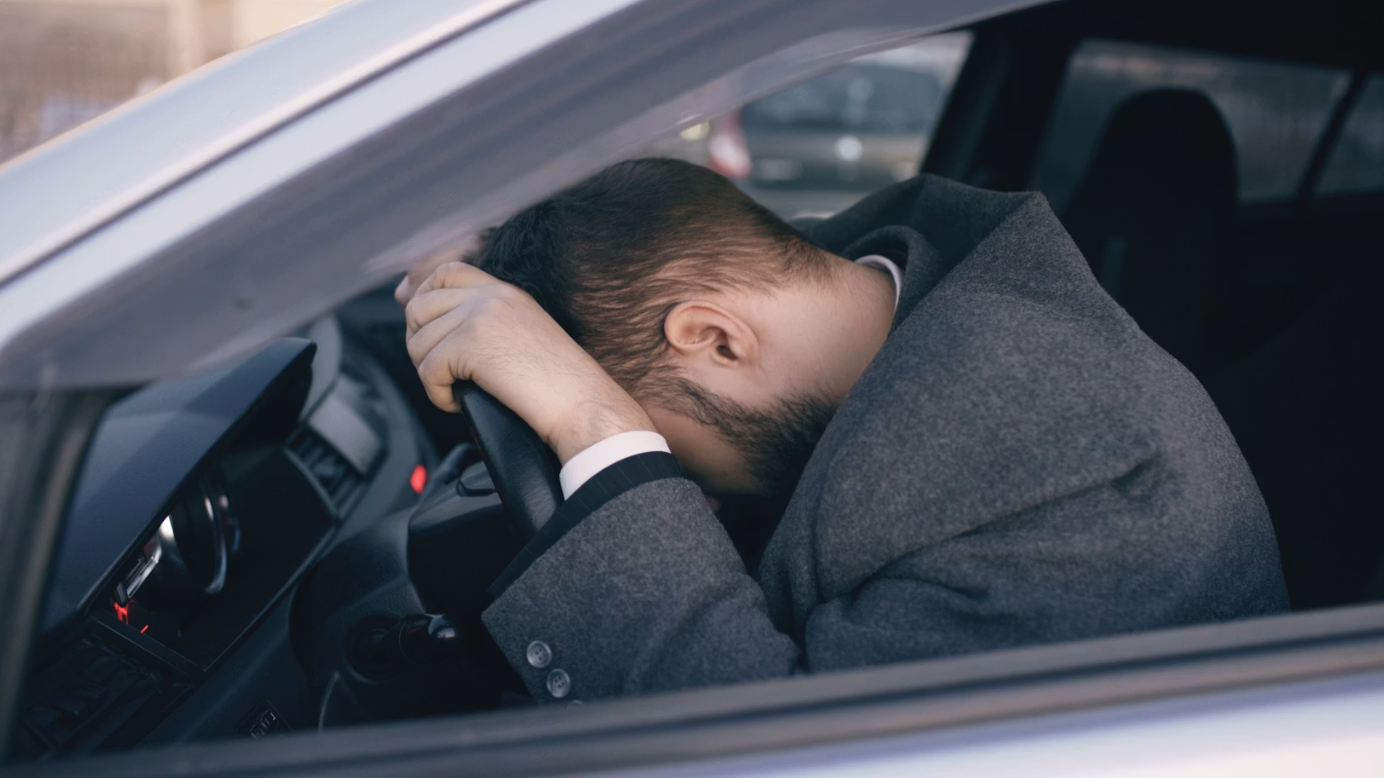 stressed driver