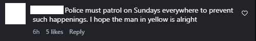 heavier police presence