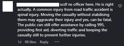 should not move victim