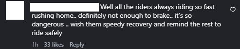 wish riders speedy recovery