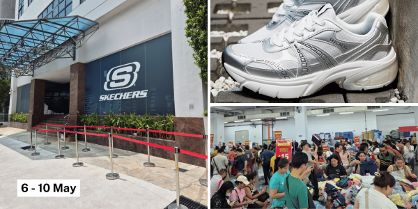 Skechers Warehouse Sale returns with up to 90% off footwear, apparel & accessories for 5 days only