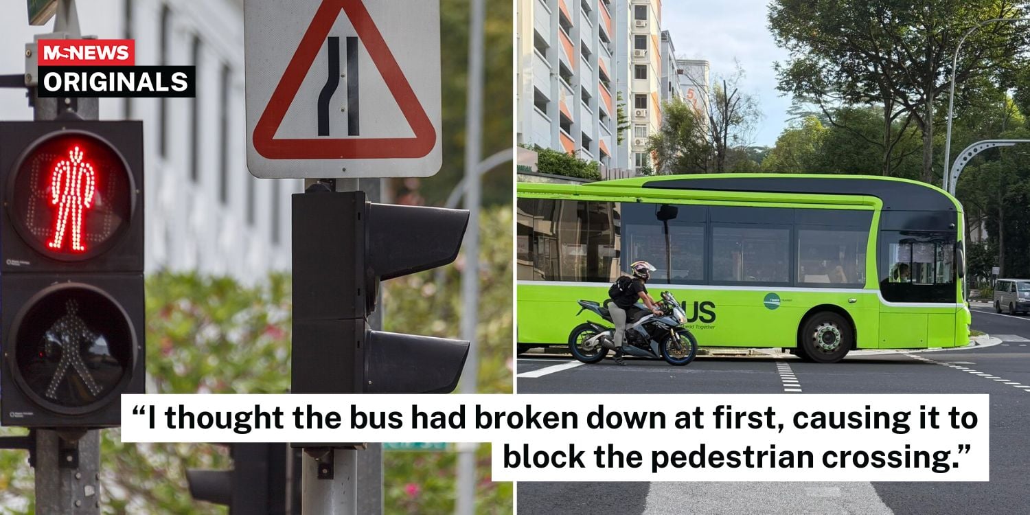 blocks pedestrian crossing