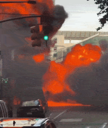 car fire new york explosion