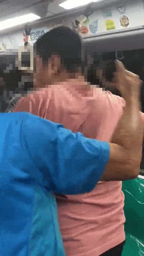 passengers intervene