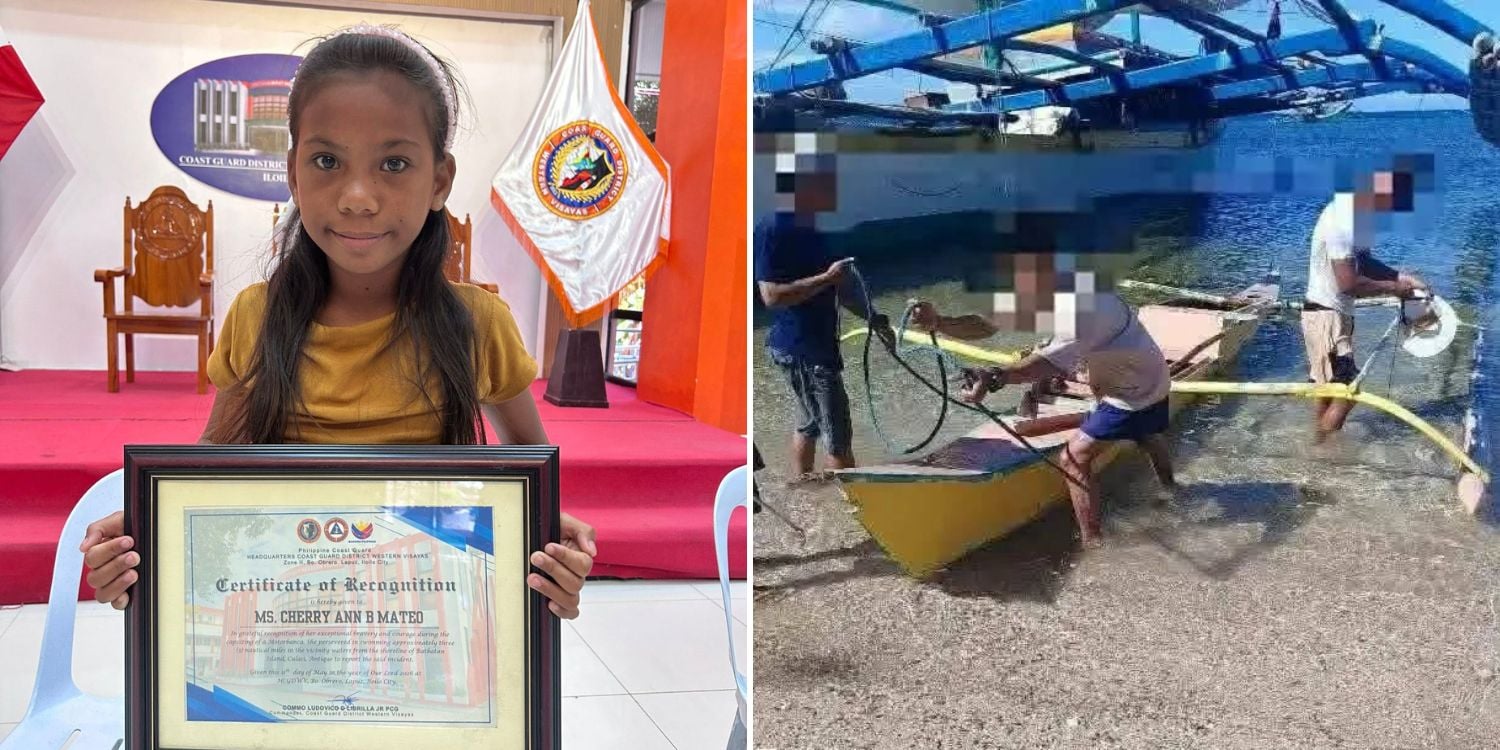 girl seeks help capsised boat