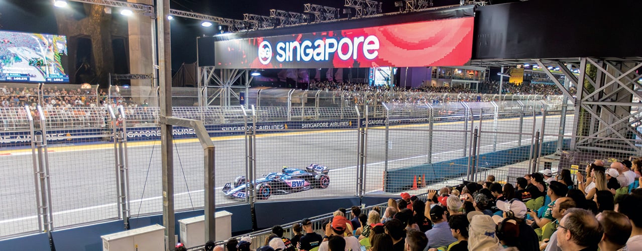 F1 grandstand