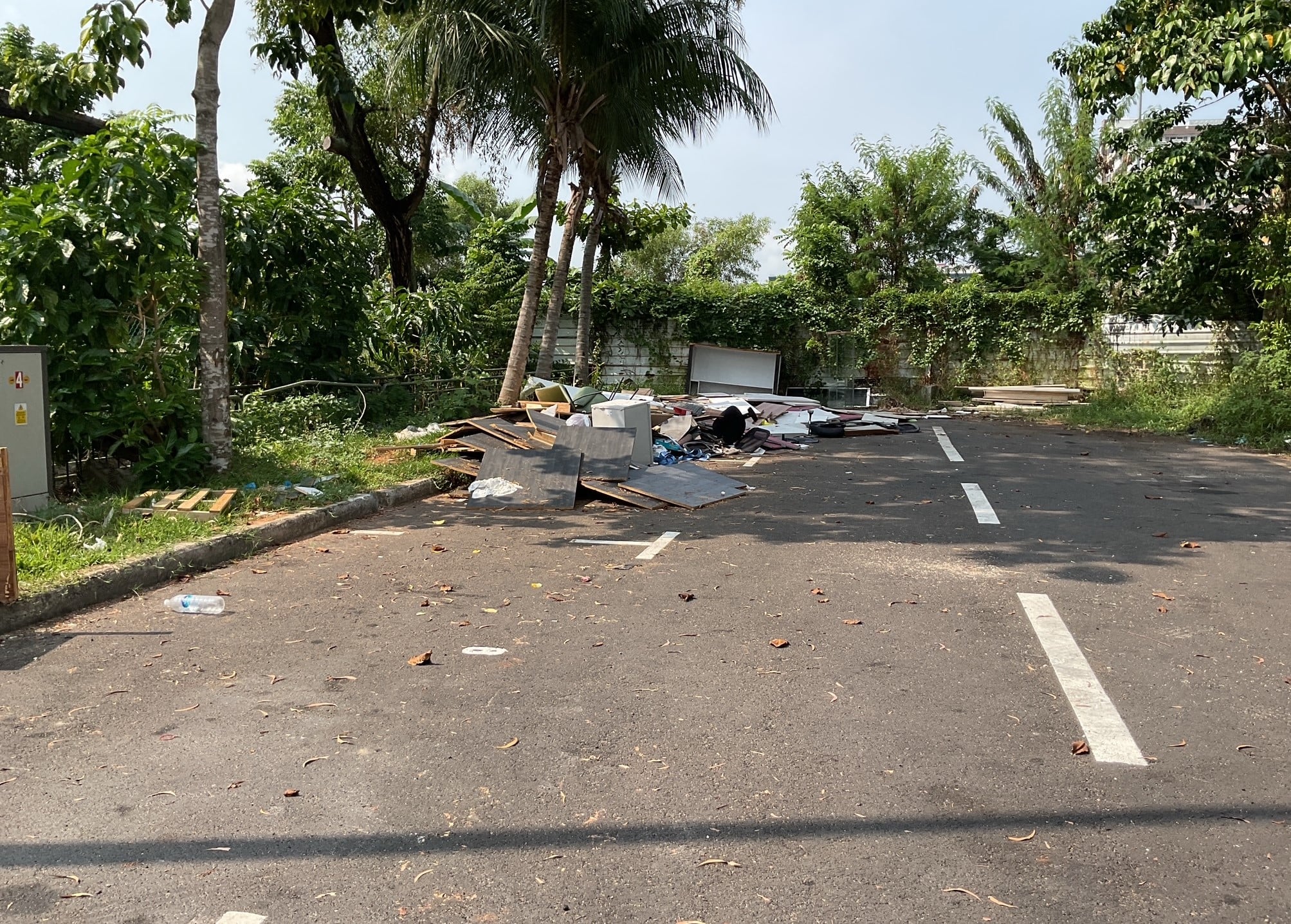 illegal dumping waste