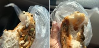 plastic in bread